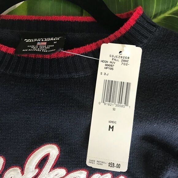 VINTAGE 2002 NWT POLO JEANS SWEATER - Picture 7 of 8